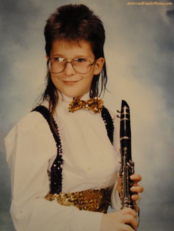 clarinet mullet kid