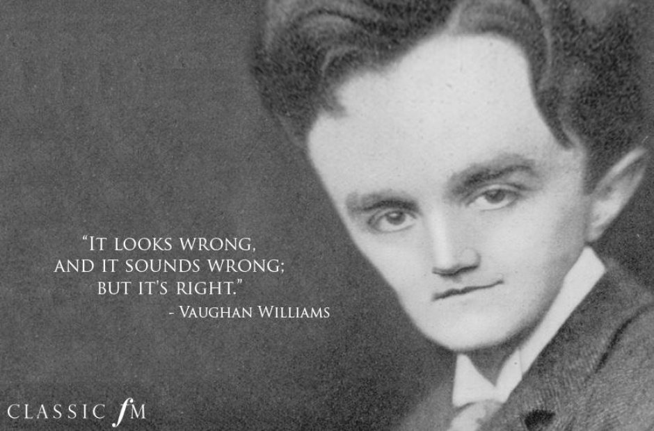 Egotistical composers: Vaughan Williams