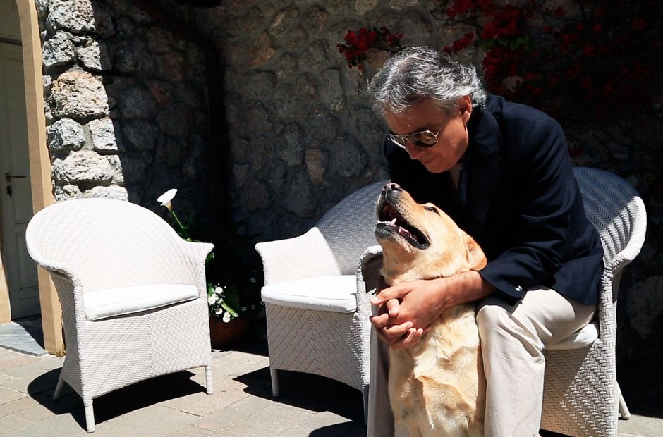 Andrea Bocelli and family search for beloved lost dog Pallina