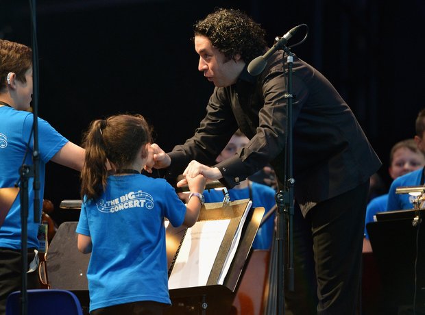 Gustavo Dudamel conductor Big Noise Scotland Stirling