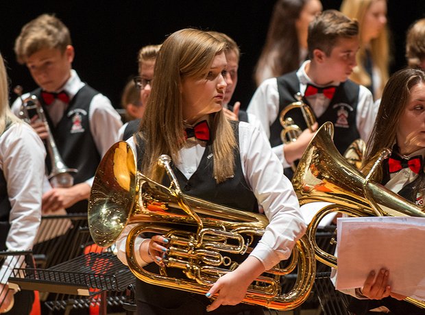 Fred Longsworth High School Brass Band