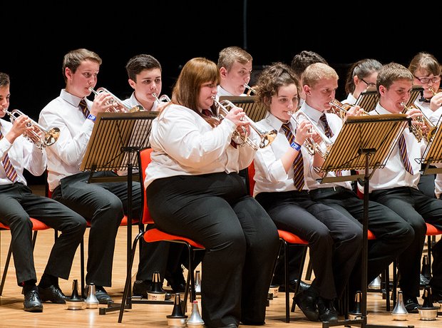 Treorchy Comprehensive School Brass Band