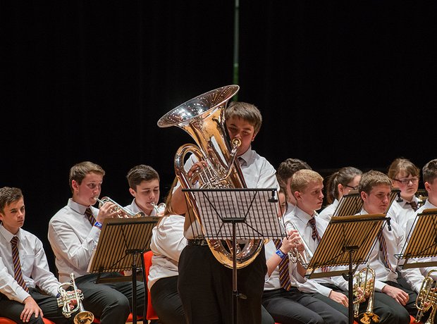 Treorchy Comprehensive School Brass Band