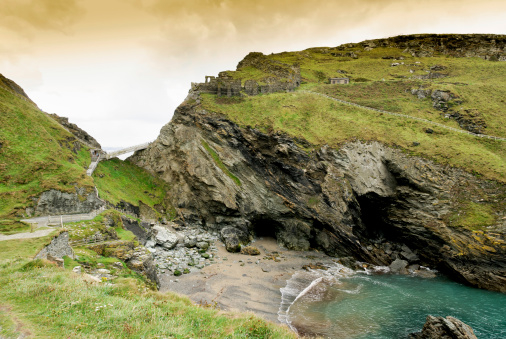 Tintagel ruins camelot