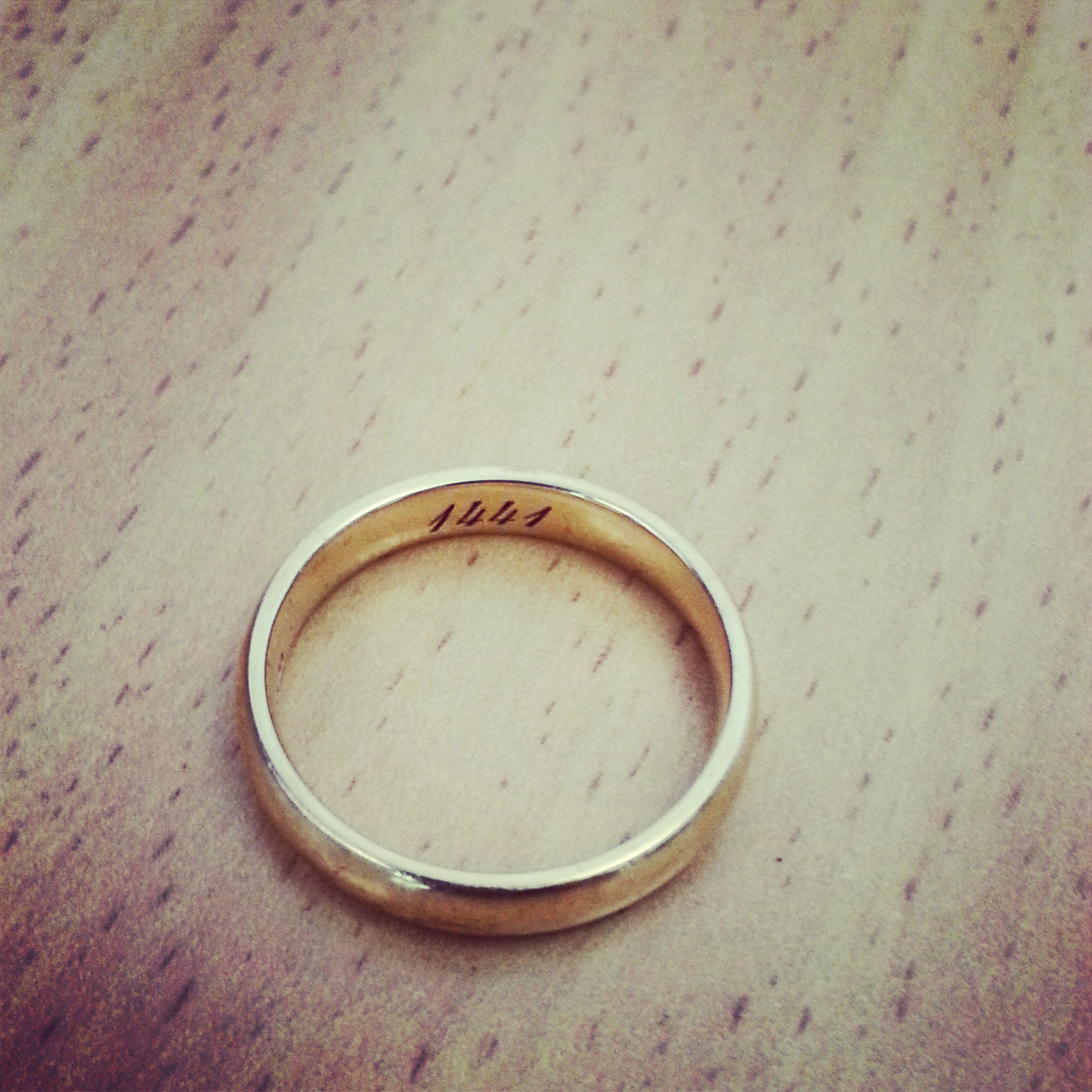 Music geek wedding ring 