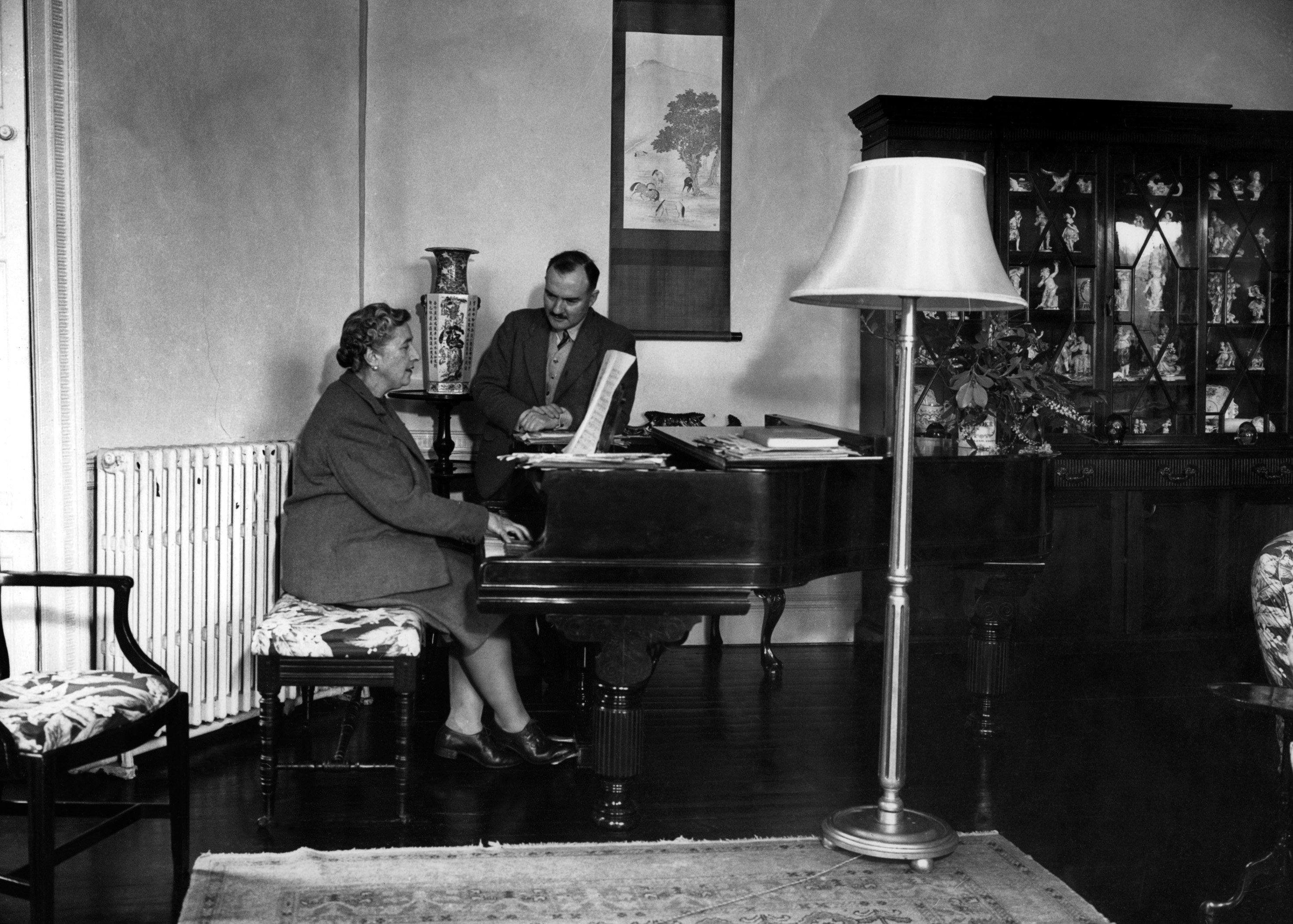 Dame Agatha Christie piano Crime writer novelist