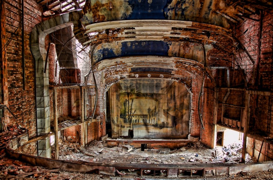 Abandoned concert halls