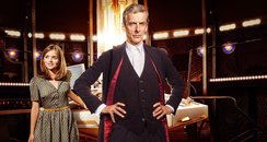 Peter Capaldi and Jenn Coleman in Doctor Who