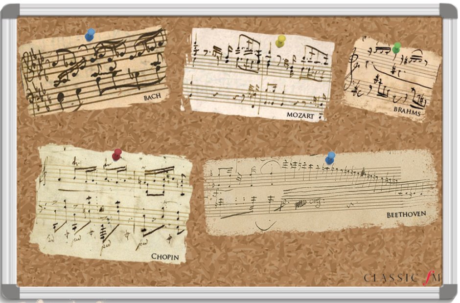 Composer manuscripts