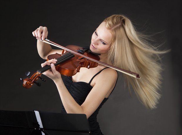 Bad stock photos violin