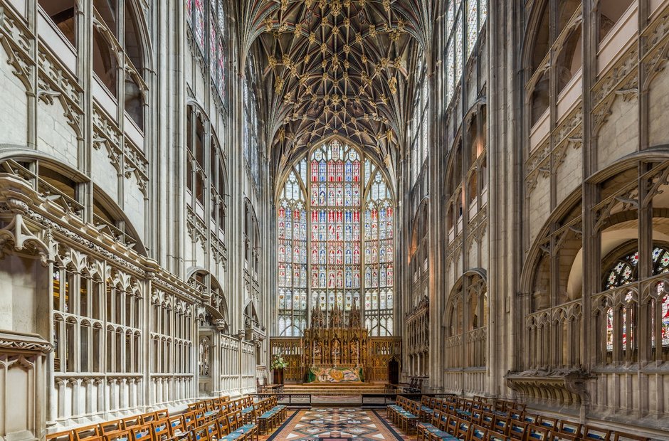Gloucester Cathedral High Altar Gloucestershire 
