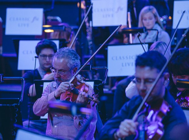 Classic FM live during rehearsals