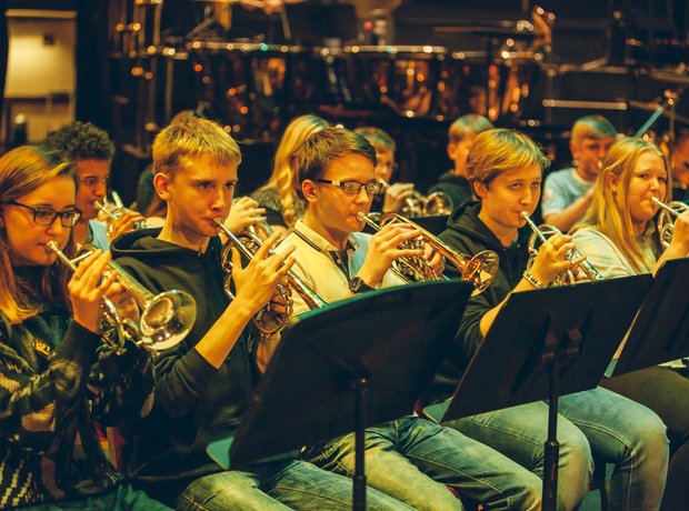 The Blue Coat School Brass Band School Proms 2014