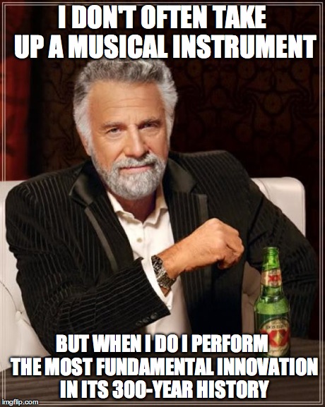 Interesting man meme fastest pianist