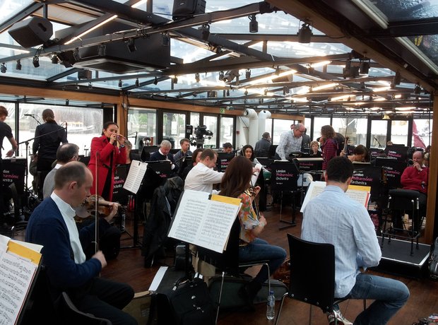 LPO on the Thames pageant