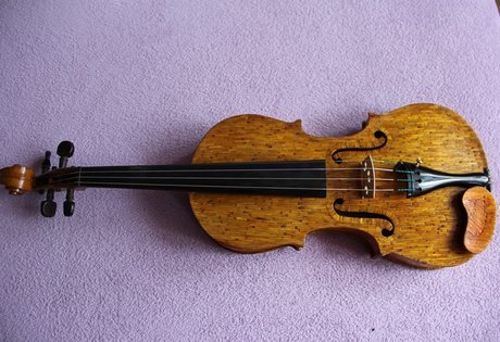 Violin store made of