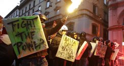 Protesters clash with police at La Scala premiere