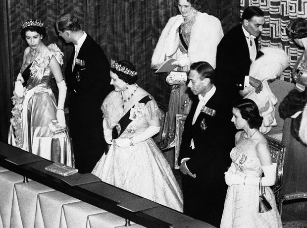Queen King George VI Elizabeth Duke Edinburgh