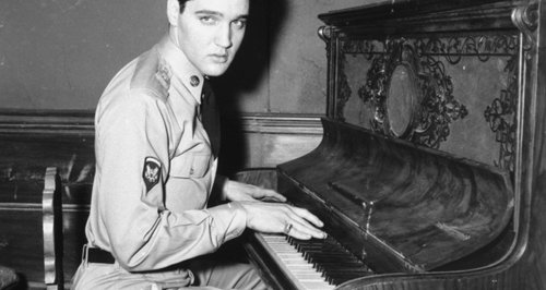 elvis presley piano