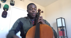 Cellist beatboxing