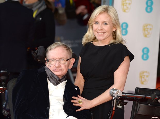 Stephen Hawking at the Baftas
