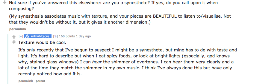 Eric Whitacre's AMA