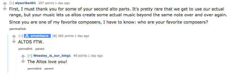 Eric Whitacre's AMA