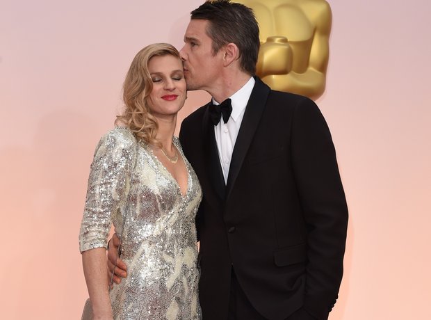 Ethan Hawke and his wife Ryan