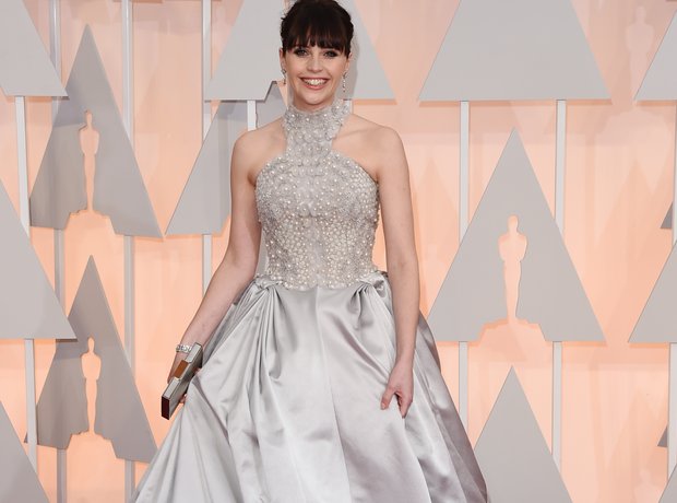 Felicity Jones at the Oscars 2015