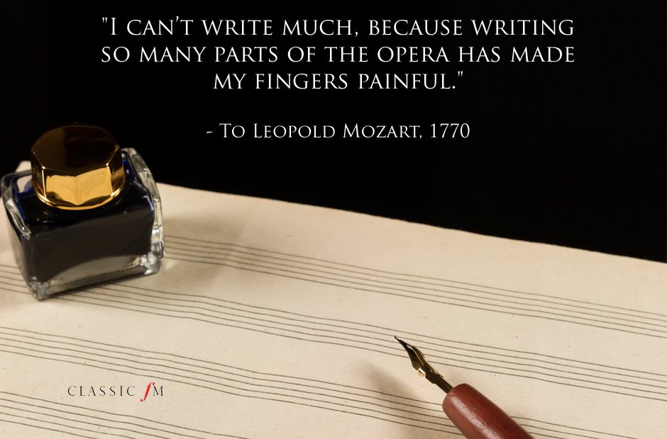 Mozart's letters: 10 wonderful, emotional and bizarre quotes - Classic FM