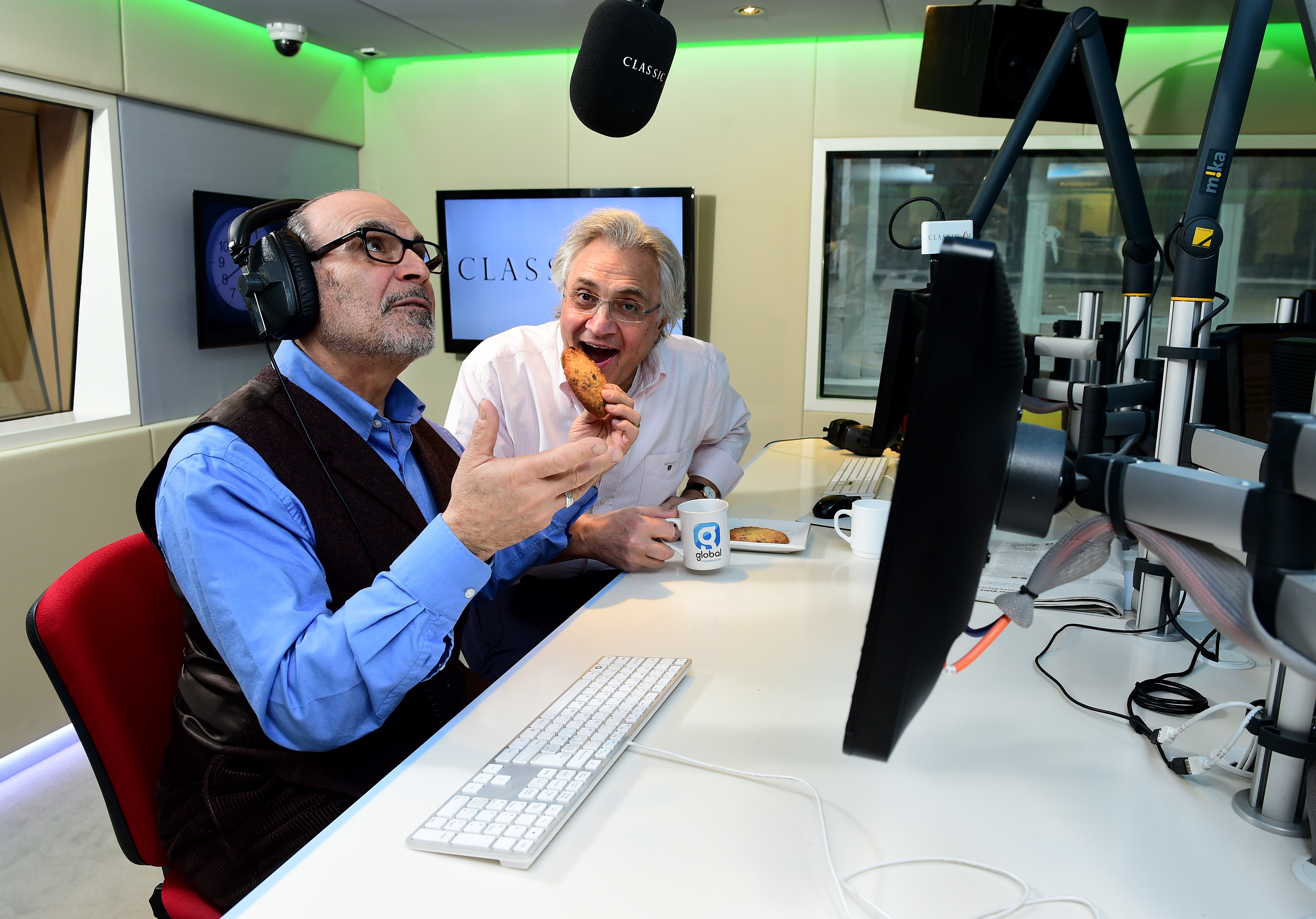 John Suchet and David Suchet April Fool