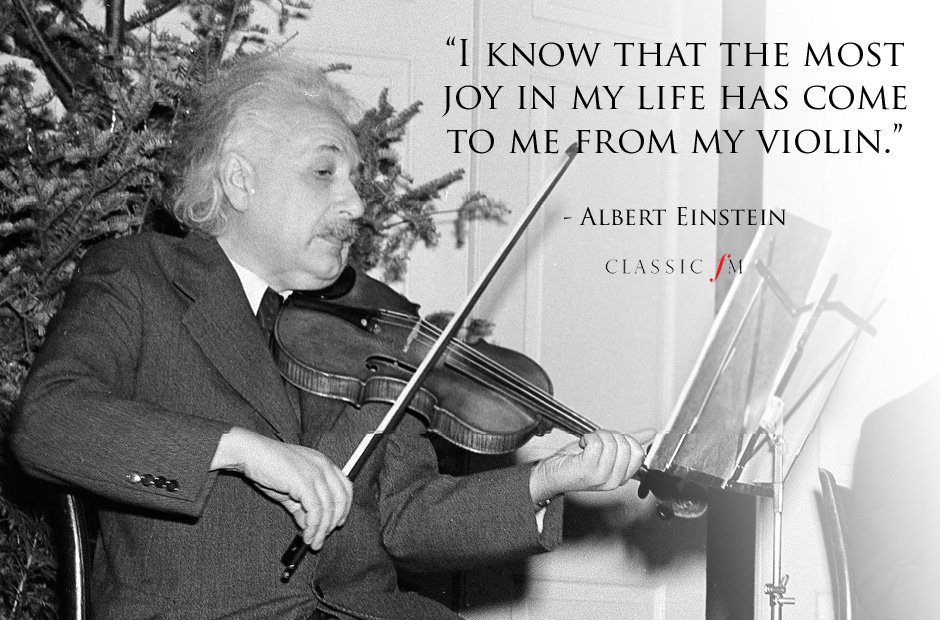 albert einstein violin quote