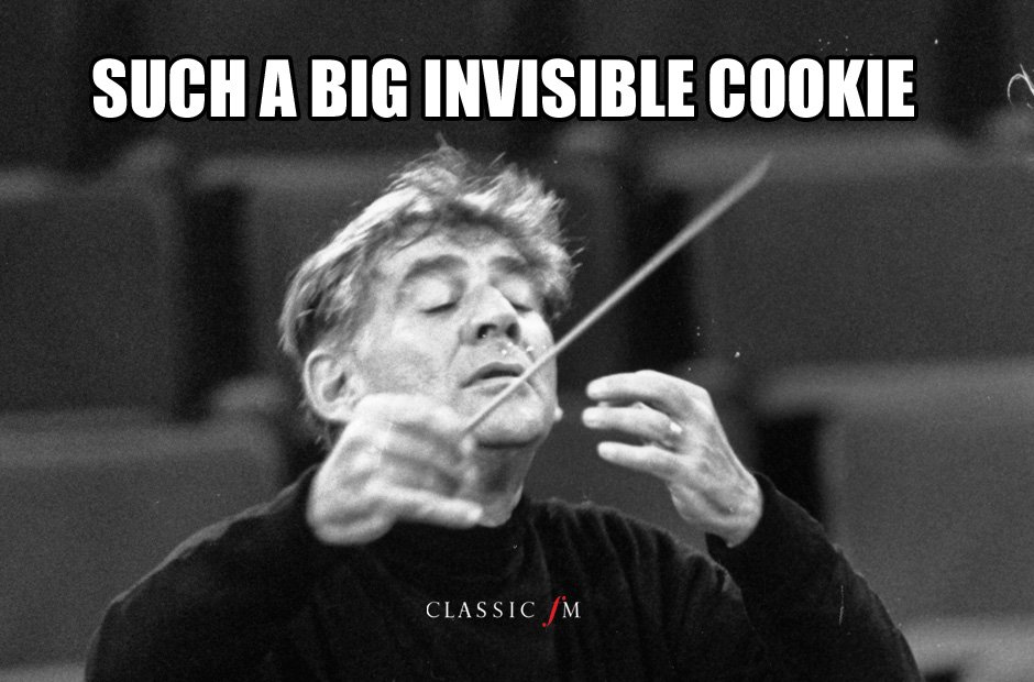 composers eating invisible food