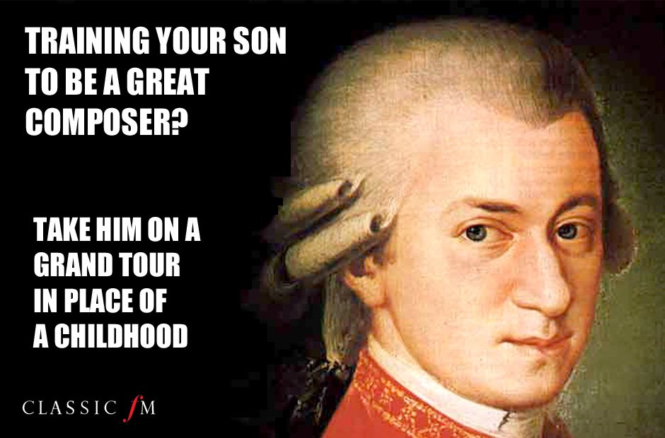 Father's Day advice Mozart
