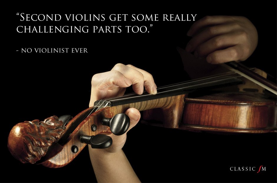 things violinists never say