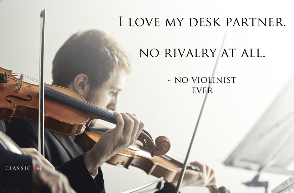 things violinists never say