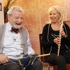 Jane Jones with Sir James Galway and Lady Jeanne G