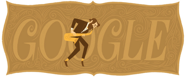 Adolphe Sax Google Doodle