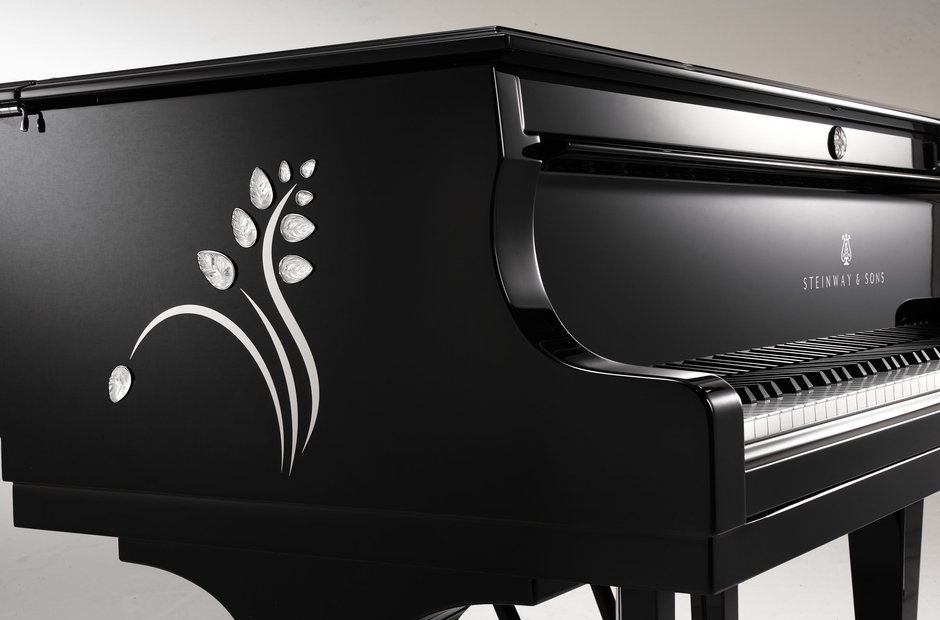 Steinway Lalique Heliconia piano