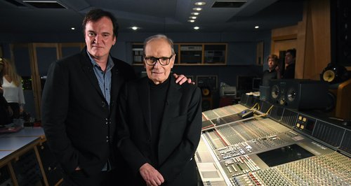 Quentin Tarentino and Ennio Morricone