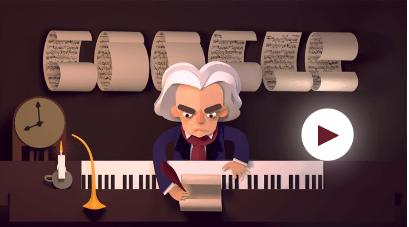 Beethoven Google Doodle