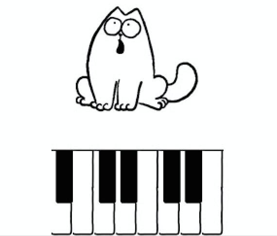 Simon's Cat Piano app