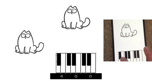 Simon's Cat Piano asset