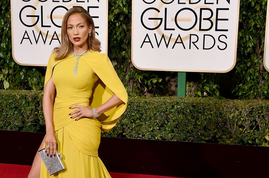 Jennifer Lopez at the Golden Globe Awards 2016