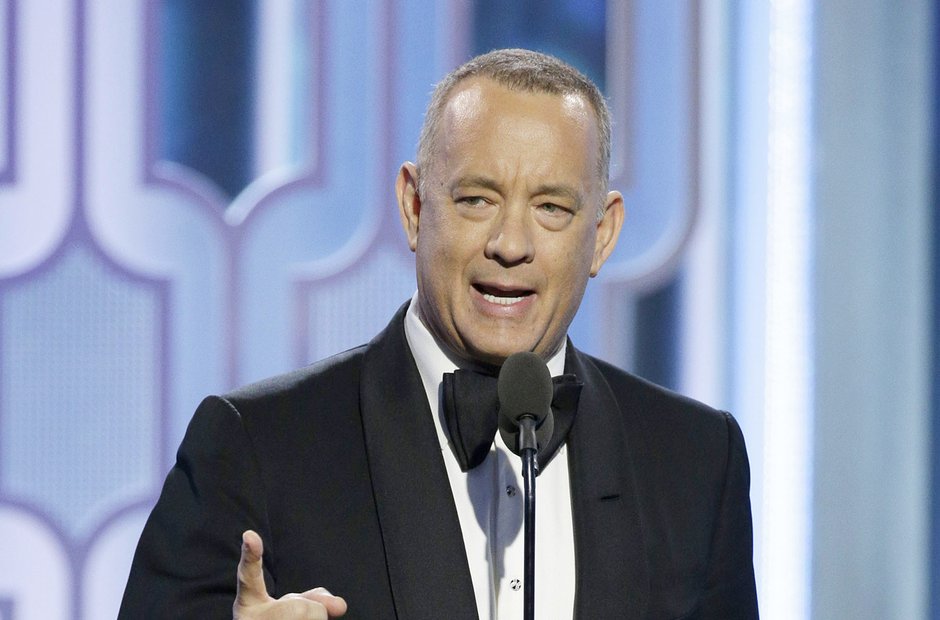 Tom Hanks at the Golden Globe Awards 2016