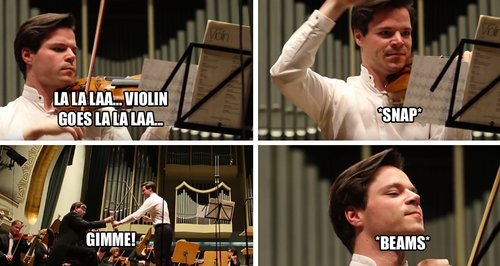 violin string snap