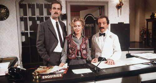 Fawlty Towers Cleese Connie Booth Andrew Sachs