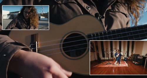 songwriter hears through vibrations in the floor
