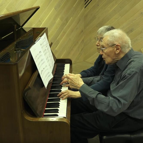 György and Márta Kurtág Bach duet