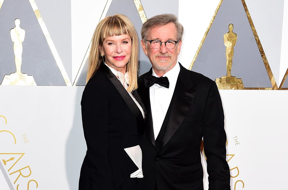 Kate Capshaw and Steven Spielberg